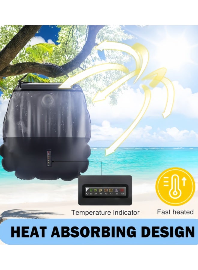 Solar Shower Bag, 5 Gal/20L Solar Heating Camping Shower Bag, Removable Hose, On-Off Switchable Shower Head, Portable Shower, Traveling Shower, Portable Shower for Beach Swimming, Hiking - Image 5